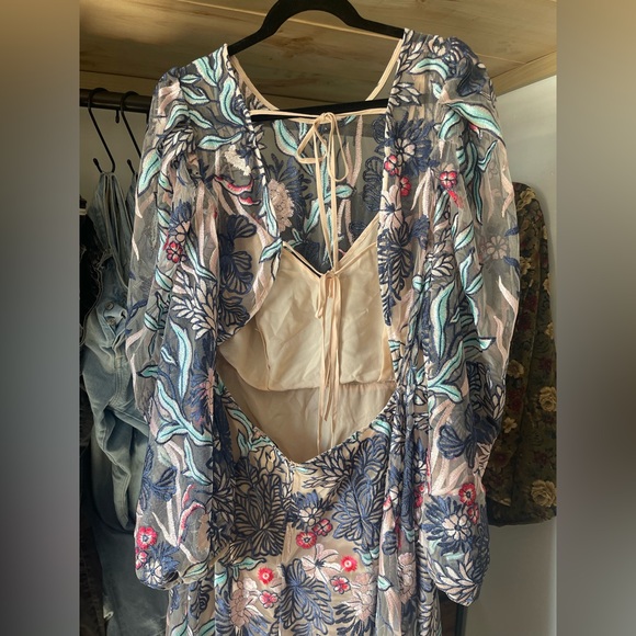 NWOT ASOS EDITION Embroidered Floral Gown - Picture 9 of 12